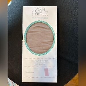 Posh Peanut NWT Infant Swaddle Blanket Taupe Sealed box